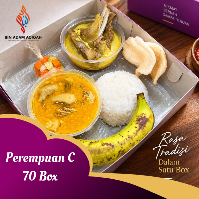 Paket Aqiqah Anak Perempuan C (70 Box)